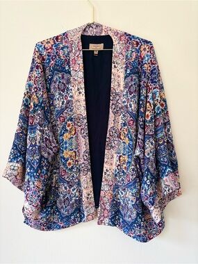 Kachel x Anthropologie Floral Medallion Kimono Top One Size Boho